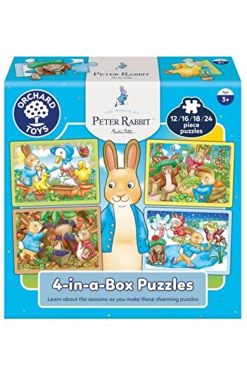 Orchard Toys Cutie puzzle x 4 Peter Rabbit