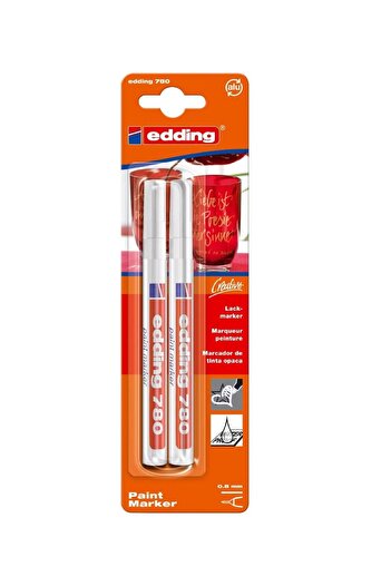 Edding 780 Paint Marker – 0.8 mm Round Tip, High-Precision Oil-Based Ink