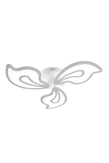Alista Home Lustra LED cu telecomanda GLORIOSA 68 W, 3 Petale, lumina Rece/Calda/Neutra, Dimabila, Alb