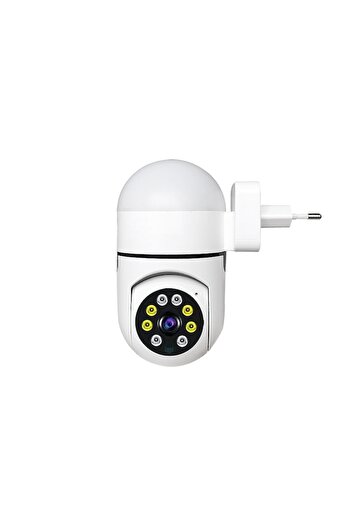 SOHO Camera Wi-Fi Interior 3MP, Plug and Play, Night Vision, Auto-Tracking, Audio Bidirectional, Alb