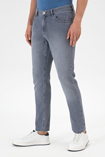 U.S. Polo Assn. Men's Gray Jean Trousers 50304386-Dn0025