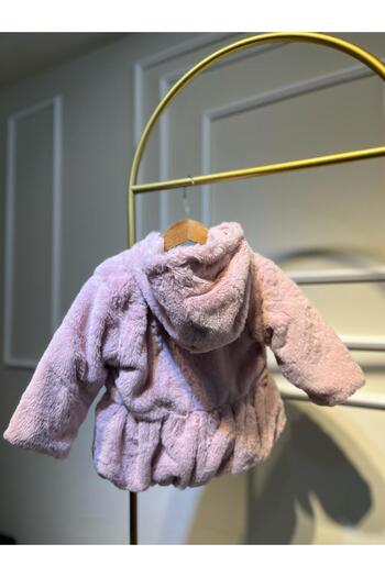 baume clothes Girl's Pink Plush Fur