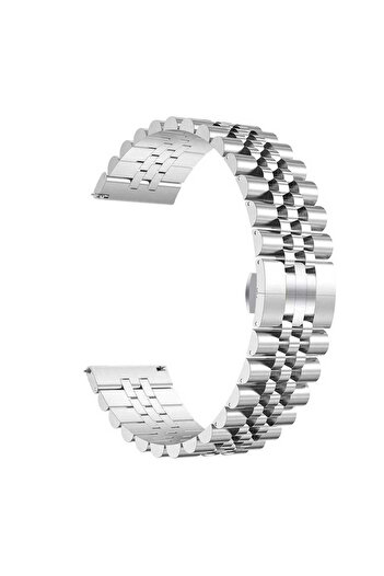 Good Case Huawei Watch Gt 3 Pro Titanium (46mm) Compatible 22mm Chain View Metal Cord-36 Silver
