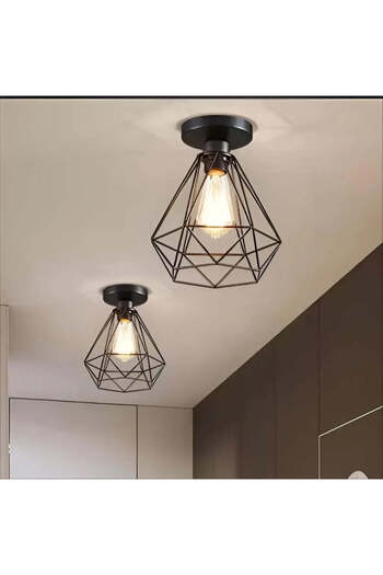Alista Home Lustra Aethra, 1 x E 27, Metal, Negru