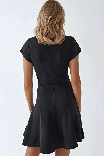 Hiccup Boat Neck Mini Dress