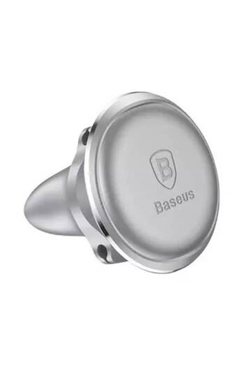 Baseus Magnetic Air Vent Car Mount, 360° Rotation, Silver