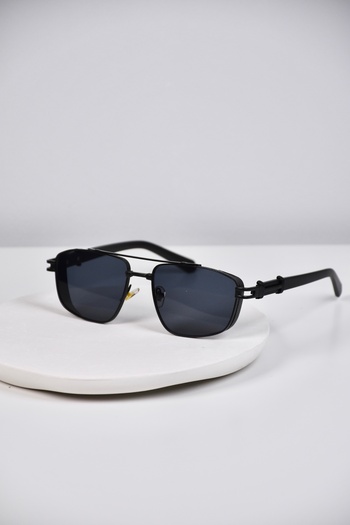 LOOKUP NEW Unisex Men's Uv400 Protected Square Rectangle Metal Stainless Sunglasses