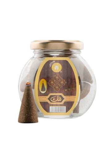 Sedr Al-Khaleej Perfumes Falak Incense Cone Set, 12 Pieces, Brown, 40g