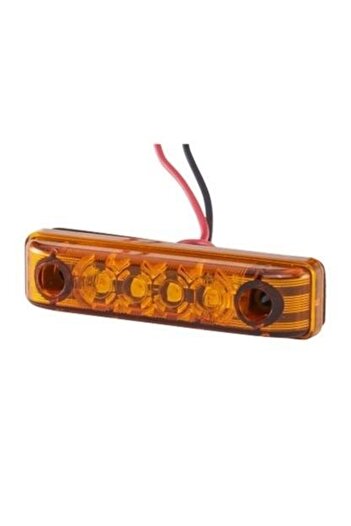 Hella Side indicator lamp 2PS 357 010-001, LED, 12V, 0.4W, 65x16 mm, 65 mm cable, color