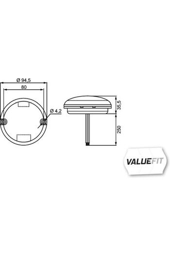 Hella 2BA 357 028-021, Signal Light