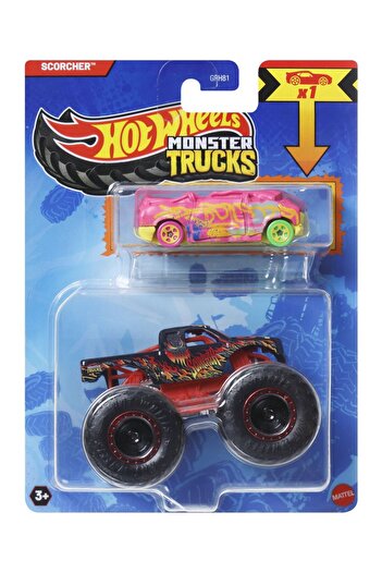 mattel Hot Wheels Monster Truck και Scorcher Metal Car