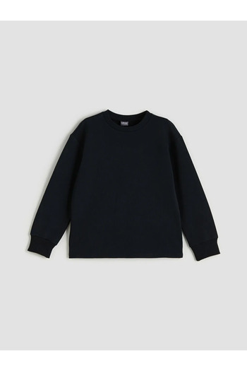 LC Waikiki Lcw Ecosblack Crew Neck Girls Sweatshirt and Leggings