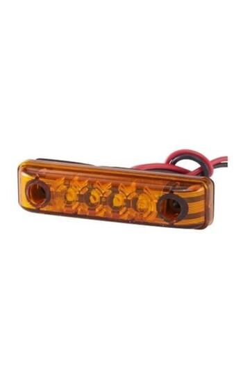 Hella HELLA orange LED position light, model 2PS 357 010-101, dimensions 16 x 65 mm, power 0.4 W,