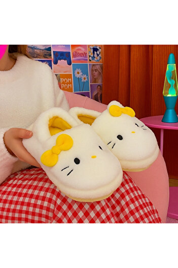 Violon Hello Kitty Yumuşak Tüylü Peluş Panduf Terlik