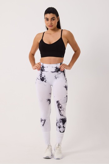 cervus Batik Pattern Seamless Stretchy and Recovery Push-Up Sports Leggings