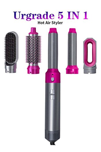 BESTIS [Upgrade] 5-in-1 Hot Comb Set for Hair Dryer Brush 1000W Hot Air Curling Tool Suitable for Women’s