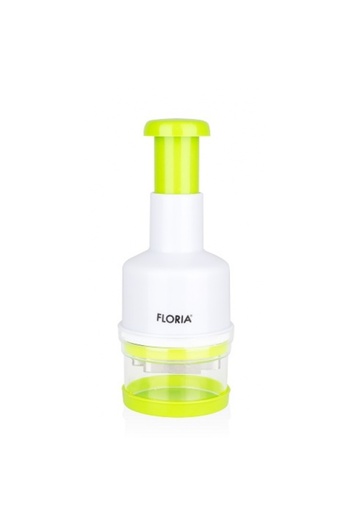Floria Manual onion chopper, 23x9cm, white-green / ZLN 2614