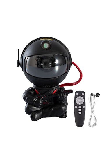 Mixbo Proiector LED Mixbo, Astronaut cu chitara, telecomanda, incarcare prin USB, functii diferite lumini,