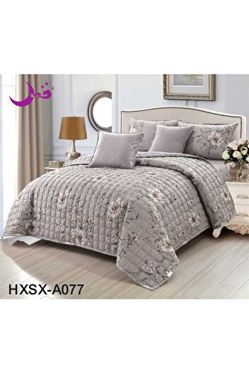 Moon Summer double bedspread, printed, 6-piece set, quilt size 230 x 250 cm