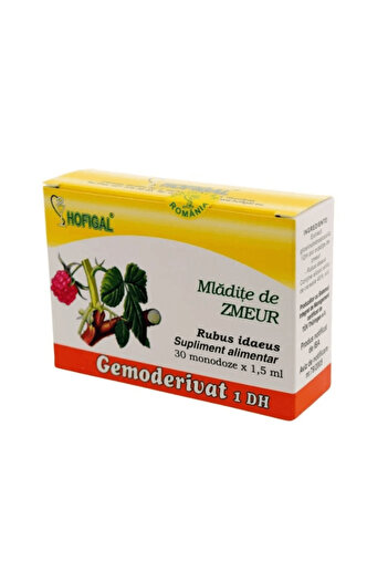 Hofigal Raspberry shoots, Gemoderivat, 30 single doses,