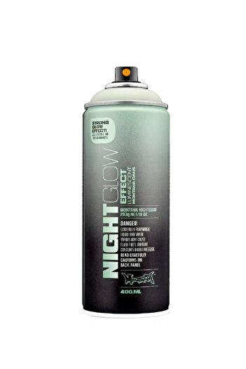 Montana Cans Nightglow Effect Spray Paint – Luminescent Green, 400 ml