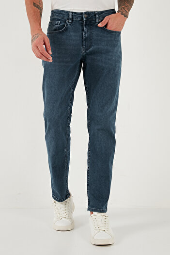 Buratti Cotton Comfort Fit Normal Waist Tube Leg Jeans Men's Jeans Pants 4412C02Texas