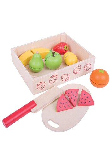 BIGJIGS Toys Sliced fruit set