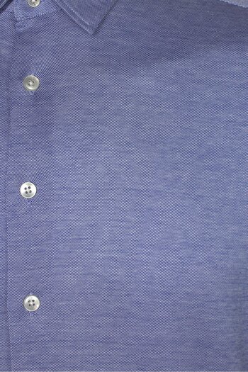 Sabri Özel Classic Collar Knitted Men's Shirt Saks