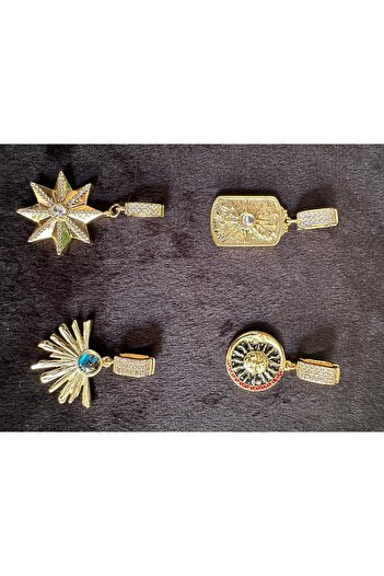 ARD Ajda charm 1 adet Kararmaz Altın Kaplama Çelik VİP