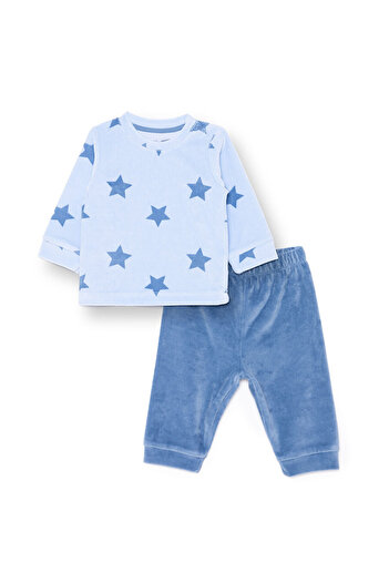 ebebek Hello Baby HelloBaby Yenidoğan Kadife Sweatshirt-Pa