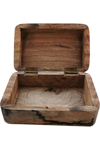 asmiat handmade Antique Design Wooden Jewellery Box Organiser Multipurpose Portable (15 x 6.5 cm)