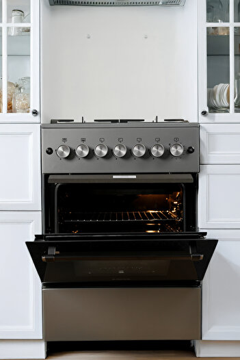 starway 4 Eyes Gas Cooking Range, Large Size 57x57cm, Wide Heavy Duty Stand, Auto Burn, Total Safety
