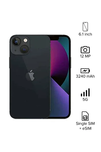 Apple iPhone 13 128GB Midnight - Saudi Arabia Edition