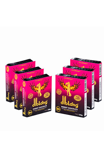 Diblong SET: Premium aphrodisiacs, ENERGY CHOCOLATE LADY, intense orgasm, increased libido, 6x24gr