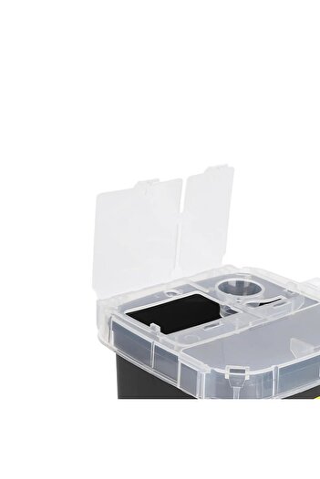 Viva Professional Salon Razor Blade Disposable Container Black