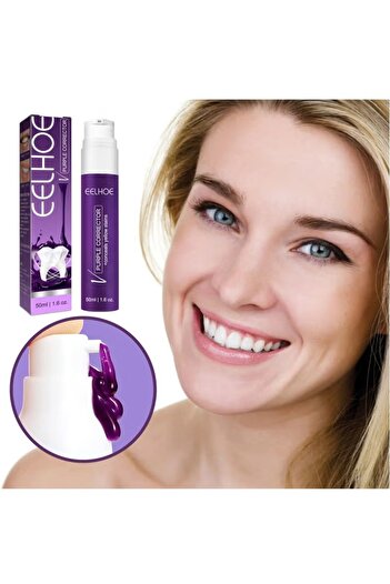 EELHOE , color corrector purple whitening toothpaste