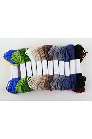 ŞERİFOĞLU Wool Embroidery Thread Set 24 Colors