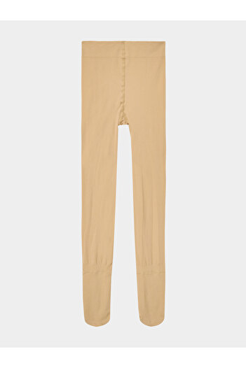 Styli Girls Khaki Plain Stockings