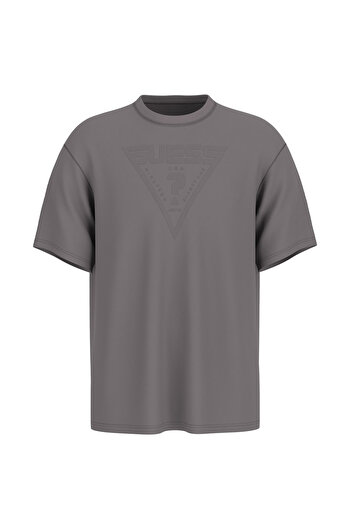 Guess Ανδρικό μπλουζάκι Azha Active Oversize Fit - Γκρι