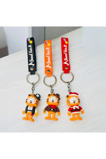 FASİON Cartoon Heroes 3D Fun Large Silicone Keychain and Bag Accessory