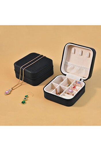 gaman Mini Jewelry Jewelry Box - Necklace, Ring, Earring Organizer Travel Jewelry Case