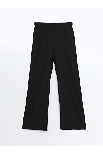 LC Waikiki Sparkling Selections from Shining Store |   Textured Women's Trousers with Elastic Waistband