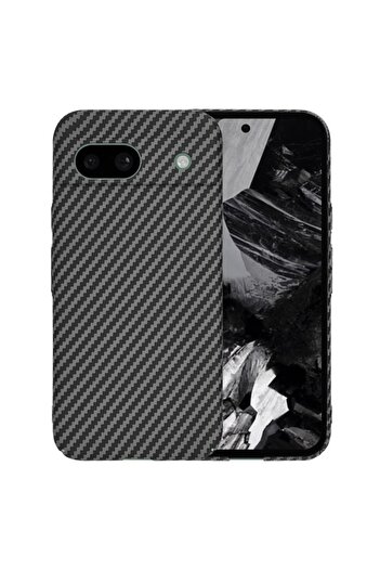 Tim Protective Case for Google Pixel 8a, Timacondesign, F65, Hard Plastic, Intense Dark