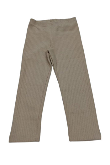 Cevval Minigirls Lycra Cotton Corded Leggings with Elastic Waist