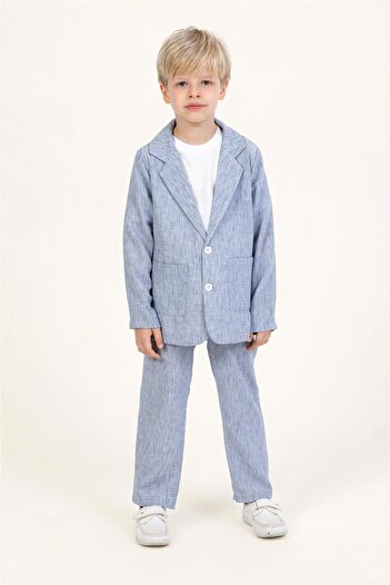 DMB BOYS & GIRLS Costum pentru băiat DMB 3 piese Albastru M7761