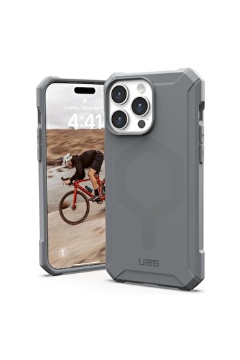 UAG iPhone 15 Pro Case, S76, Polycarbonate, Silver