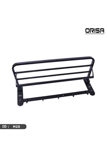 Orisa Black Towel Rack -