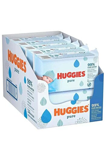 Huggies BABY WIPES PACK OF 6 (336 WIPES)