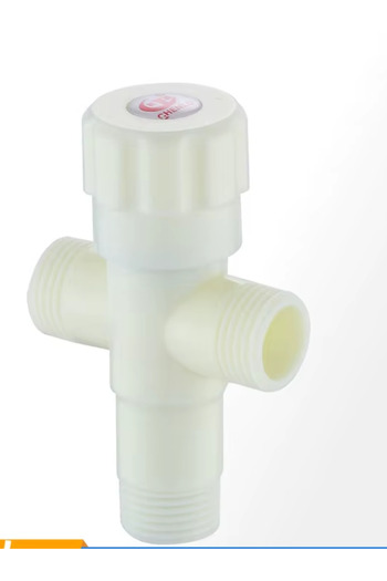TAFASSELL 3pcs 1/2" Angle Valve PVC Valves for Plumbing Wall Mounted Built-in Valve