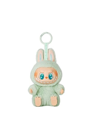 OEM Labubu Plush Toy, Sit-Sit-Party Series, 2nd Generation, Fight, 17 cm, Green